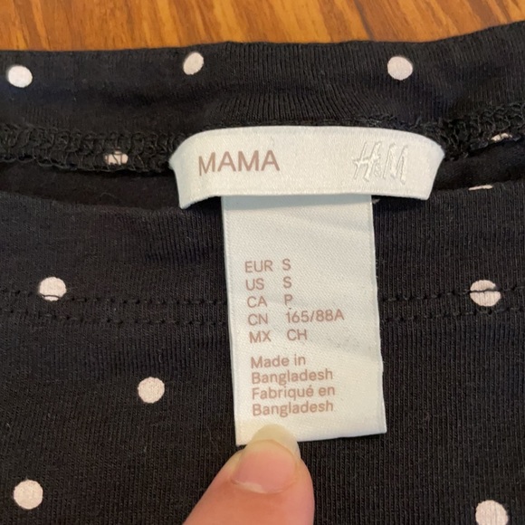 Maternity poka dot top small - Picture 2 of 3